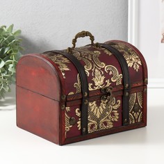 Шкатулка сундук дерево No Brand