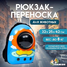 Рюкзак для переноски кошек и собак Пижон