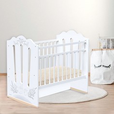 Кровать детская колесо-качалка с маятником 1200х600