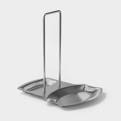 Подставка для крышки и ложки из нержавеющей стали, 19,5×16 см No Brand