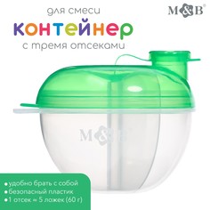 Контейнер для смеси с дозатором, зеленый Mum&Baby