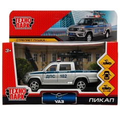 Машина металлическая UAZ, Технопарк PICKUP-12POL-CANSR