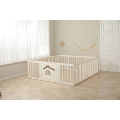 Большой детский игровой манеж Classic Tree House 180 x 200 Camel Unix Kids