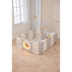 Манеж DeLuxe Grey, 150 x 180 cм Unix Kids