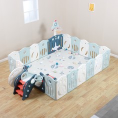 Манеж SUPREME Space 200x240 Blue Unix Kids