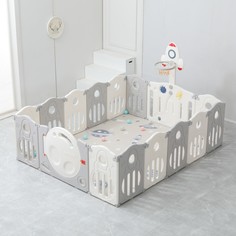 Манеж SUPREME Space 200x200 Grey Unix Kids
