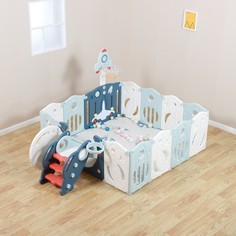 Манеж SUPREME Space 160x160 Blue Unix Kids