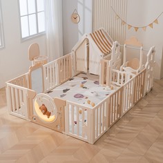 Манеж DeLuxe House Camel, 180 x 200 см Unix Kids