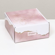 Коробка самосборная, без окна No Brand