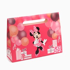 Пакет подарочный-коробка, подарочная упаковка, 40х30х12 см, минни маус Disney