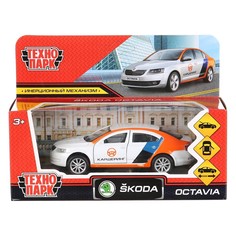Машина металлическая SKODA, Технопарк OCTAVIA-12DEL-WH
