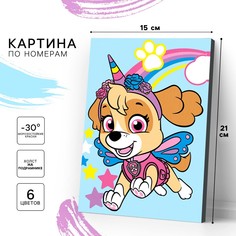 Картина по номерам для детей PAW Patrol