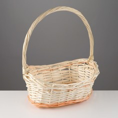 Корзина плетеная, 35х24х14х10/38, лоза No Brand