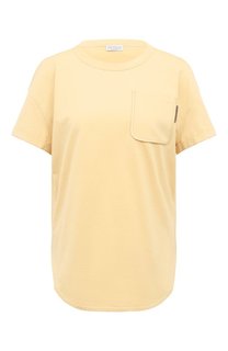 Хлопковая футболка Brunello Cucinelli
