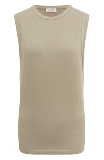 Хлопковая майка Brunello Cucinelli