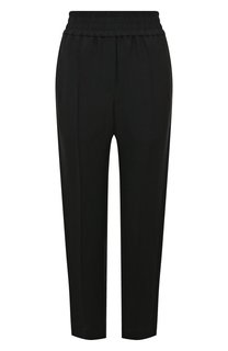 Брюки из вискозы и льна Brunello Cucinelli