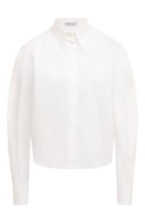Хлопковая рубашка Brunello Cucinelli