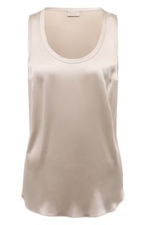Шелковый топ Brunello Cucinelli