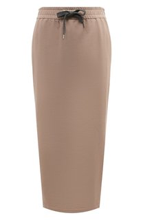 Хлопковая юбка Brunello Cucinelli