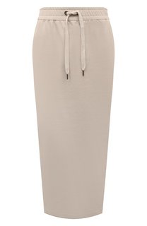 Хлопковая юбка Brunello Cucinelli