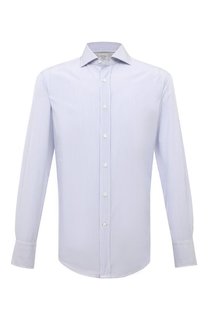Хлопковая сорочка Brunello Cucinelli