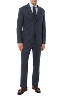Костюм из шерсти и шелка Brunello Cucinelli