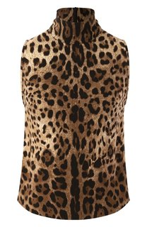 Топ из вискозы Dolce & Gabbana