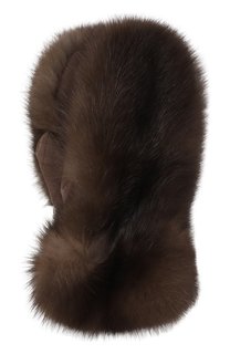Варежки Enigma Black из меха соболя Black Sable