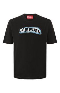 Хлопковая футболка Diesel