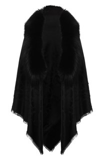 Шаль с отделкой из меха лисицы Elie Saab