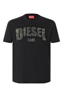 Хлопковая футболка Diesel