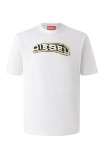 Хлопковая футболка Diesel