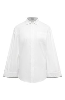 Хлопковая рубашка Brunello Cucinelli