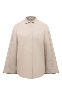 Хлопковая рубашка Brunello Cucinelli