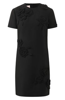 Платье из шерсти и шелка Valentino