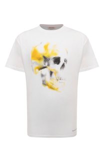 Хлопковая футболка Alexander McQueen