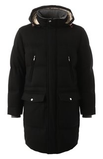 Шерстяной пуховик Brunello Cucinelli