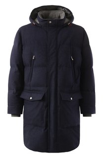 Шерстяной пуховик Brunello Cucinelli