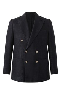 Пиджак из шелка и хлопка Sartorio