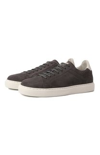 Кеды из нубука Brunello Cucinelli