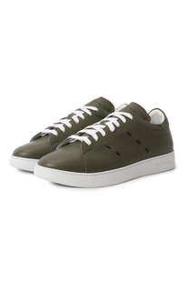 Кожаные кеды Kiton