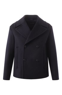Шерстяное пальто Emporio Armani