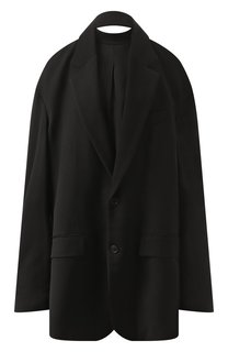 Платье из вискозы и шерсти Balenciaga