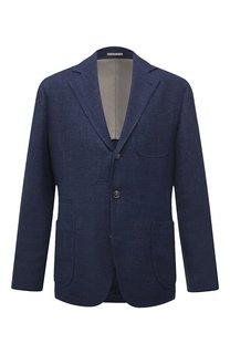 Пиджак изо льна и шерсти Brunello Cucinelli