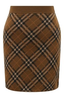 Шерстяная юбка Burberry
