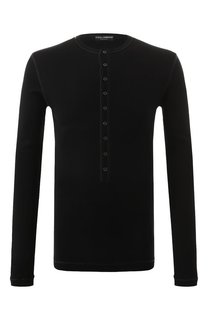 Хлопковый лонгслив Dolce & Gabbana