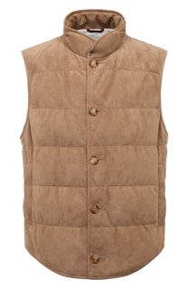 Замшевый жилет Brunello Cucinelli