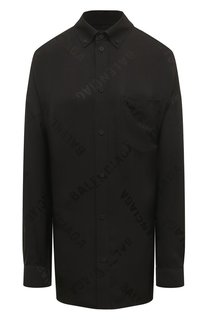 Рубашка из вискозы Balenciaga