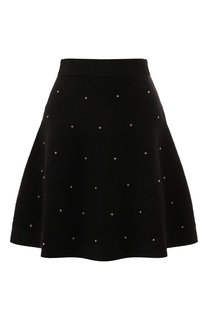 Юбка из шерсти и вискозы Nina Ricci