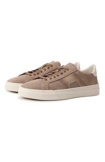 Замшевые кеды Santoni